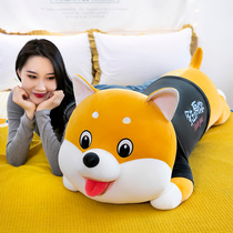Dog doll cute husky doll bed sleeping pillow male and female plush toy dog Bear doll