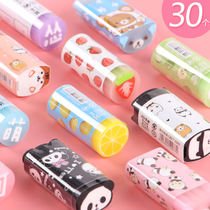 Animal eraser Creative cartoon cute student-specific cat fruit 2b Elephant skin rub clean primary school students prize stationery Tianzhuo Cherry Blossom limited elephant skin rub less crumbs without leaving marks