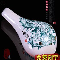 Free lettering Ocarina 6 holes 6 holes AC tone midrange C tone beginner Professional performance guaranteed to send teaching materials