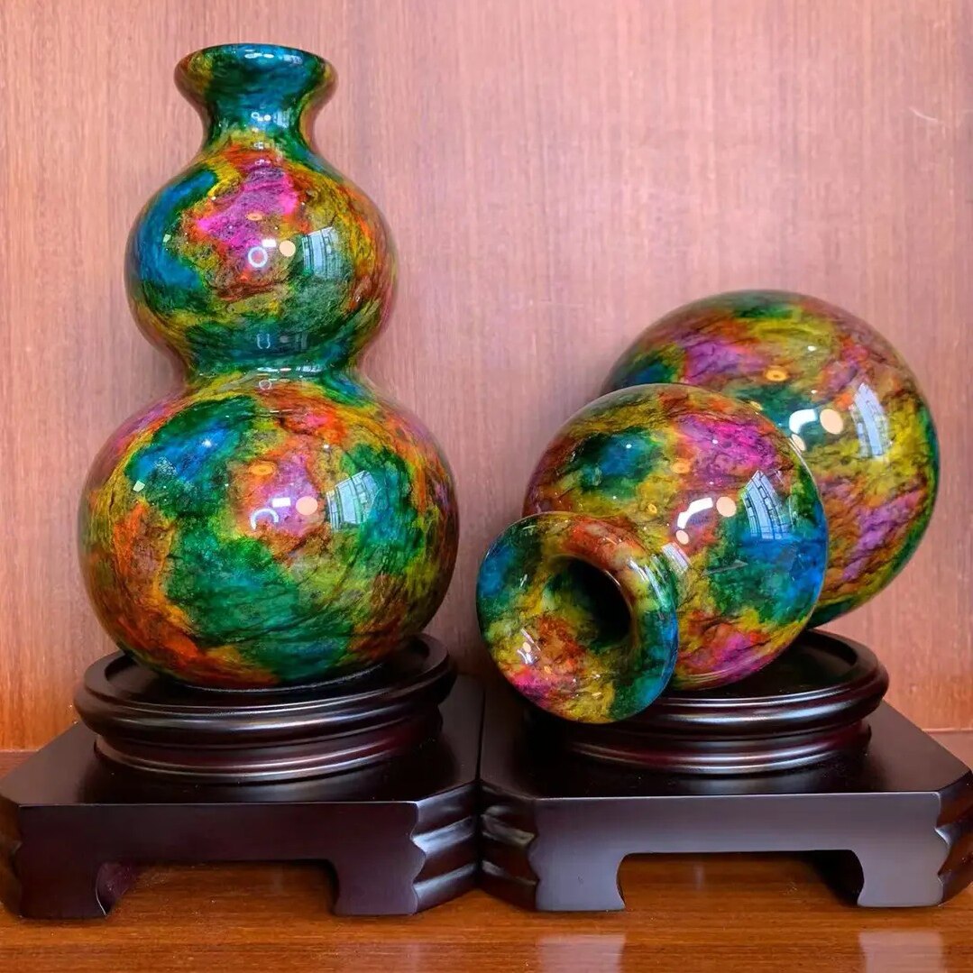 七彩石花瓶-七彩石花瓶促销价格、七彩石花瓶品牌- 淘宝