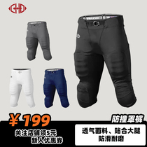 American rugby anticollision pants tribe equipped adult rugby hood pants Footbalall pants without protective board