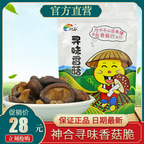 Guangxi Guilin specialty products Shenhe taste taste mushroom dried shiitake mushrooms crispy small mushroom fruit and vegetable dried Pleurotus mushroom leisure snacks instant food