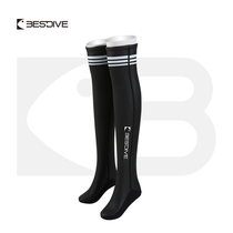 BESTDIVE diving colorful super elastic knee long tube diving socks wear-resistant non-slip 2mm free diving wetsuit