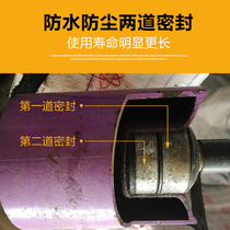 Thickened mining conveyor roller roller unpowered roller Sany middle joint roller rubber buffer roller direct sales