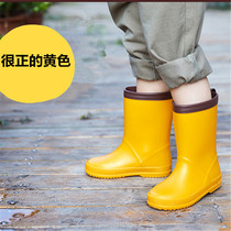 Export Japan childrens rain shoes Ultra-light childrens rain boots Environmental protection material non-slip water shoes Mens and womens rain shoes