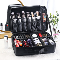 Professional large capacity cosmetic bag female portable portable portable super large travel 2021 senior sense makeup artist storage bag box
