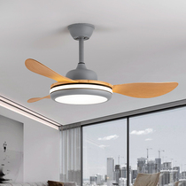 Nordic fan lamp 2021 New ceiling fan lamp dining room living room household low floor chandelier with electric fan