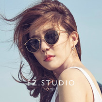 Anti-UV sunglasses 2022 new tidal high level sensation ins net red polarized sunglasses lady small face intense light