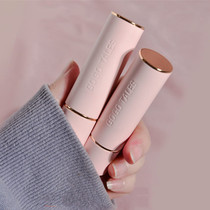 Gogo dance lipstick imprint girl cheap student matte white tube milk tea carrot peach cinnamon niche lipstick