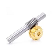 1 modulus copper worm gear ratio 1:5 20 teeth 25 teeth 30 teeth 40 worm gear