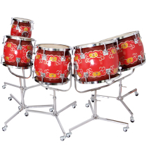 Brahma Nest five-tone drum) percussion instrument) drum) drum drum national drum drum tremble sound with small yellow flower