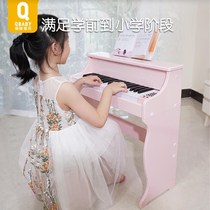 Childrens wooden little piano baby 37 key toy instrument home 2 early education Enlightenment birthday gift 8 years old can play