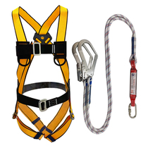 Five-point style aerial safety belt outdoor construction construction insurance with rock climbing anti-fall full body safety rope
