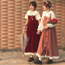 Short sleeve womens 2021 New shirt blouse female student Korean version of loose skirt ins Super fairy thin jk uniform
