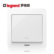 TCL Roglang 86 Type 220V Ding-thumping doorbell door control wired button self-reset electric door switch panel Home