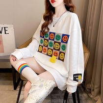 Pregnant Woman Spring Clothing Suit Going Out Fashion Nets Red T-shirt 2022 New Loose Casual Spring And Autumn Tidal Moms Blouses