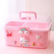 Baby baby small medicine medicine storage box portable children medicine box large family medicine box urgent box
