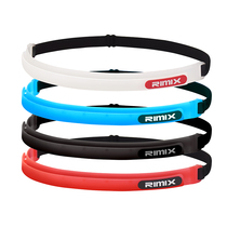  RIMIX mens and womens sports fitness elastic adjustment perspiration headband Running marathon silicone perspiration antiperspirant belt