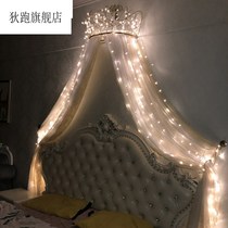 Princess bed curtain veil yarn bed mantle home bedroom fairy bed curtain European French girl cute pink court high-grade
