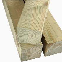 Wooden square camphor pine solid wood column Anti-corrosion wood material Square wood building material Grape rack column
