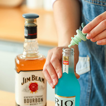 Silicone red wine stopper creative household multifunctional Cork Wine Wine sauce vinegar soft plug sealing plug beautiful