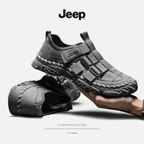 jeep jeep sports sandals mens 2021 new summer casual wear non-slip mens soft bottom bag sandals