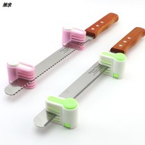 Fine-tooth cutter slicer cake knife layered knife baking tool toast serrated knife for cutting bread slices