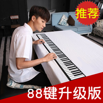 Hand-rolled piano 88 keyboard Portable simple young teacher Professional edition Beginner folding electronic childrens young teacher 49 keys