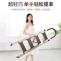 Xuan Danny home folding multifunctional aluminum alloy ladder dual-purpose five-step ladder thickened herringbone ladder climbing aluminum ladder