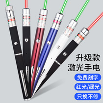 USB charging green red laser pointer infrared cat laser light sales sand table pen indication laser light free lettering