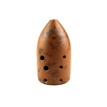 Fengs eight-hole double-cavity pen holder Pottery Xun Beginner smoked treasures Professional performance-grade national musical instrument