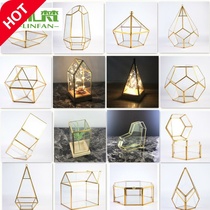 Modern minimalist glass cover display box flower room flower box wine cabinet living room decoration decoration room creative home accessories