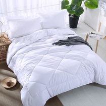 Bedding Student single hotel spring and autumn quilt core 1 5 meters white quilt Winter four seasons double quilt 1 8
