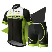 Merida cycling suit short sleeve suit mountain road bike team version slim quick-drying shirt shorts mens summer