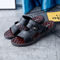 Mens sandals mens beach shoes anti-slip and abrasion resistant external wearing slippers men sandals mens shoes Sandals Sandals Men s
