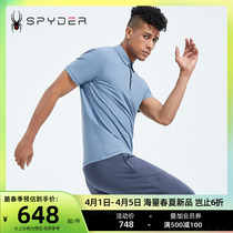 SPYDER Spider snow suits autumn winter men TRAINING series POLO versions of knitted POLO shirts 21MF405M