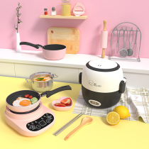 Mini kitchenette real cooking set real cooking real cooking can eat primary school boys and girls set of small kitchen