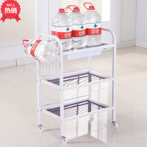 Beauty cart beauty salon special trolley three-layer drawer multi-function Mobile pattern embroidery fire can tool storage rack