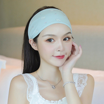 Month Sub Headscarf Summer Thin postpartum pure cotton pregnant woman hair with spring and autumn windproof sitting child cap maternity protective head strap