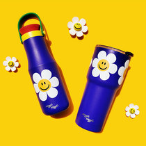 wigglewigglelocknlock joint thermos cup female portable large capacity ins Wind stainless steel cup
