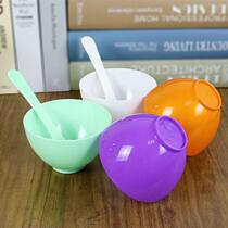 Silicone gel mask bowl suit and brush 2 pieces soft glue hydrotherapy stirring bar Domestic makeup beauty salon special