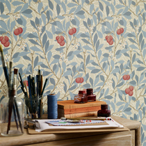 Spot Morris UK imported wallpaper ARBUTUS bayberry pattern Bedroom living room TV background wall paper