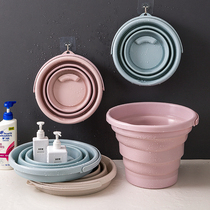 Foldable Bucket Car Wash Vehicle Car Art Wash Pen Portable Outdoor travel Home Small fishing bucket Large number