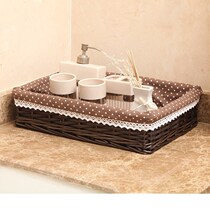 Real rattan storage basket fruit bamboo basket vegetable fruit basket woven basket snack grocery basket willow storage box