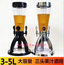 Wine column new Three Head 4 large capacity beer tower three head beer gun bar wine rack beer wine tower wine rack