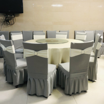 Cover Hotel hotel banquet wedding bench custom cushion cover all-round Universal cloth cover wooden chair cover back fabric