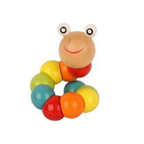 One-year-old baby twisted insect toys children boys and girls baby early education puzzle Caterpillar threading 0-1-2-3 years old
