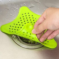 Sewer floor leakage deodorant cover washbasin leakage competition toilet silicone floor leakage cover sink anti-clogging filter