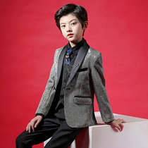 Childrens suit suit suit boy dress handsome flower boy boy suit jacket host piano performance dress