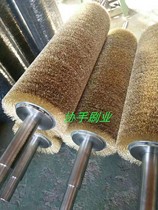 Factory direct sales industrial spring steel wire brush roller steel wire winding brush roller cleaning rust removal polishing wire brush stainless steel